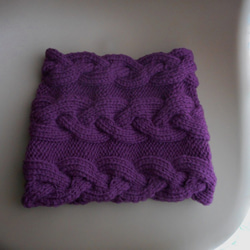 cables cowl/purple 第3張的照片