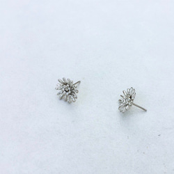 シルバーアクセサリー お花ピアス -Silver 3枚目の画像